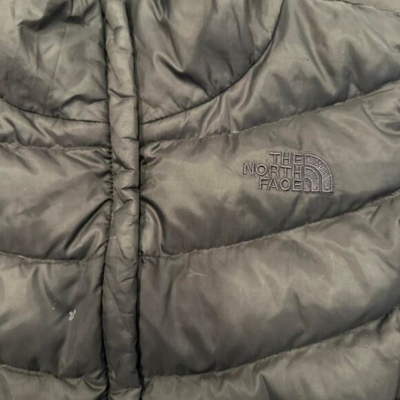 Black The North Face Womens 550 Puffer Vest Gilet - Picture 3 of 6